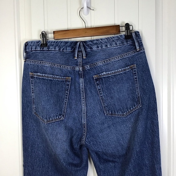 Good American Good Boy Frayed Hem Boyfriend Jeans Size 29P. - Picture 8 of 11